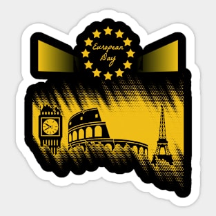 European day Sticker